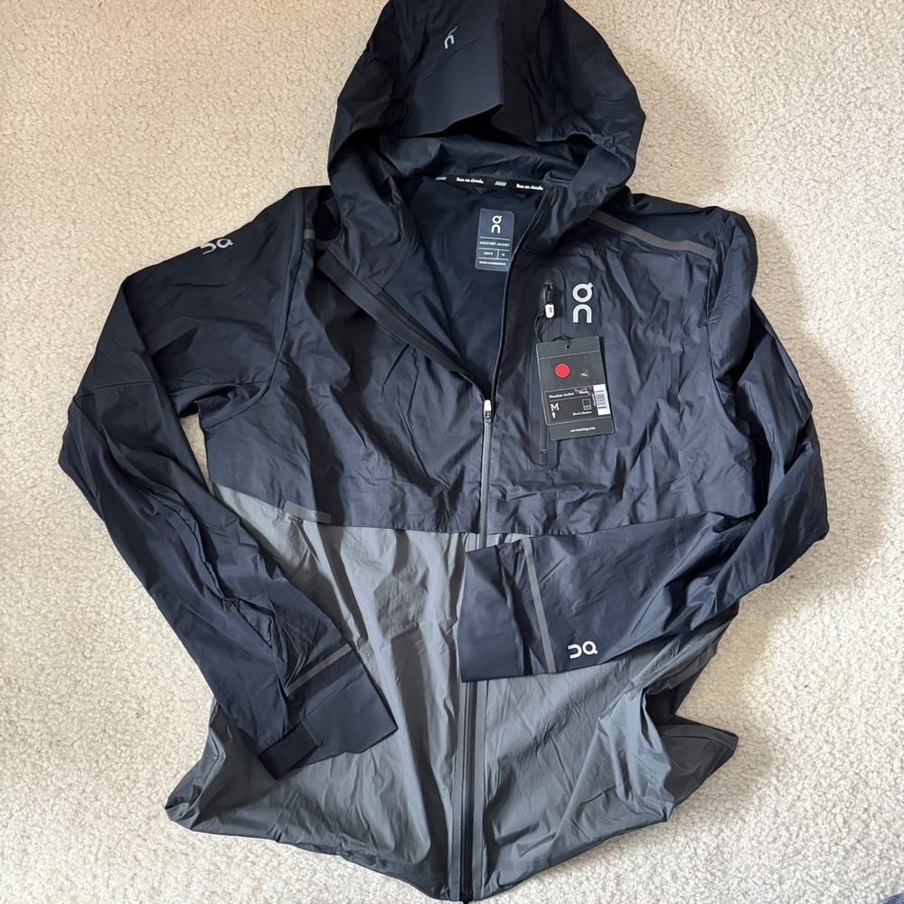 On Weather Jacket Men's Black/Shadow